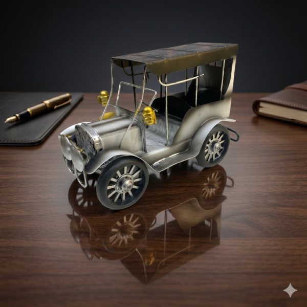 Classic Vintage Metal Automobile Sculpture (7.5″)