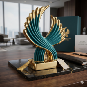 abstract-teal-gold-sculptural-decor