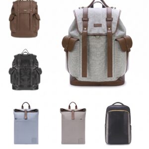modern-vintage-urban-backpack-collection-canvas-faux-leather-roll-top-travel-daypacks